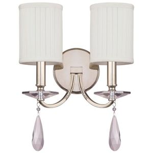 C8027PN573CR Alisa Multi Bulb Wall Sconce - Polished Nickel