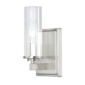 C8041BN150 Emery 1 Bulb Wall Sconce - Brushed Nickel