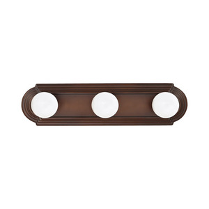 C8103BB 3 Bulb Bathroom Lighting - Burnished Bronze C8103BB 3 Bulb Bathroom Lighting - Burnished Bronze