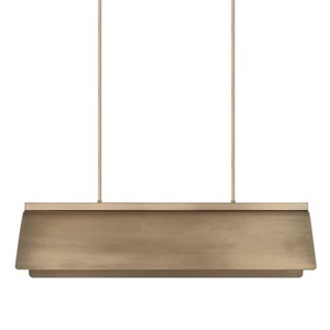 C827781AD Wells Linear Pendant Pendant Light - Aged Brass