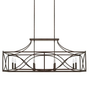 C829181NG Tybee Linear Pendant Pendant Light - Nordic Grey