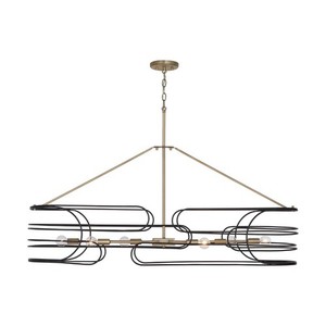 C832161AB Arlo Linear Pendant Pendant Light - Aged Brass / Black