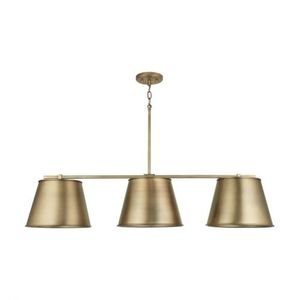 C837831AD Independent Linear Pendant Pendant Light - Aged Brass