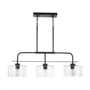 C838435MB Independent Linear Pendant Pendant Light - Matte Black