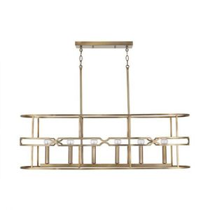 C838961AD Jordyn Linear Pendant Pendant Light - Aged Brass