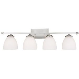 C8404MN202 Chapman 4 or More Bulb Bathroom Lighting - Matte Nickel