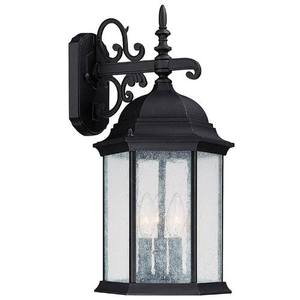 C9834BK Main Street Entrance Outdoor Wall Light - Black