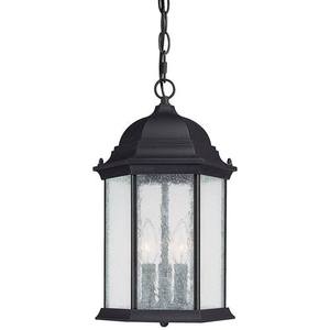 C9836BK Main Street Hanging Hanging Lantern - Black