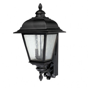 C9963BK Brookwood Entrance Outdoor Wall Light - Black