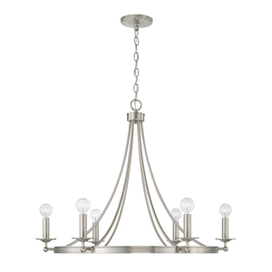 CAA1005BN Tempe Large Foyer Chandelier Chandelier - Brushed Nickel