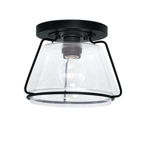 CAA1010MB McLane Flush Mount Ceiling Light - Matte Black