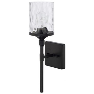 C628811MB451 Collier 1 Bulb Wall Sconce - Matte Black