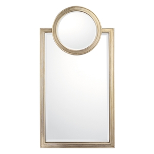 CM462401 Unique Shape Mirror - Champagne Gold