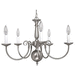 Capital Lighting C3125MN Matte Nickel Mid Sized Chandelier