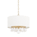 Capital Lighting C319741CG675 Capital Gold Drum Pendant