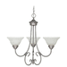 Capital Lighting C3223MN220 Matte Nickel Mid Sized Chandelier