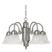 Capital Lighting C3255MN118 Matte Nickel Mini Chandelier