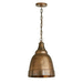 Capital Lighting C330310XB Oxidized Brass Down Light Pendant