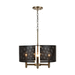 Capital Lighting C331241AB Aged Brass / Black Up Light Pendant