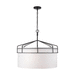 Capital Lighting C333041MB Matte Black Down Light Pendant