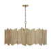 Capital Lighting C333462AD Aged Brass Linear Pendant