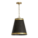 Capital Lighting C335631GB Galvanized Black Down Light Pendant