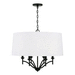 Capital Lighting C342061MB Matte Black Up Light Pendant