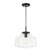 Capital Lighting C342711MB Matte Black Down Light Pendant