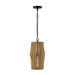 Capital Lighting C344613WK Light Wood and Matte Black Multi Light Pendant