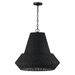 Capital Lighting C347842MB Matte Black Down Light Pendant