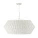 Capital Lighting C347861HH Chalk White Down Light Pendant