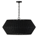 Capital Lighting C347861MB Matte Black Down Light Pendant