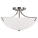 Capital Lighting C4037BN Brushed Nickel Semi Flush Mount Ceiling Light