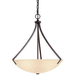 Capital Lighting C4038BBSW Burnished Bronze Up Light Pendant