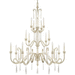 Capital Lighting C413602WG Winter Gold Large Foyer Chandelier