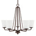 Capital Lighting C414151BZ331 Bronze Mid Sized Chandelier