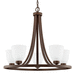 Capital Lighting C414351BZ333 Bronze Mid Sized Chandelier