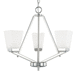 Capital Lighting C414431PN334 Polished Nickel Mini Chandelier