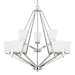 Capital Lighting C414491PN334 Polished Nickel Mid Sized Chandelier