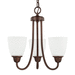 Capital Lighting C415131BZ337 Bronze Mini Chandelier