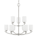 Capital Lighting C415291BN338 Brushed Nickel Mid Sized Chandelier