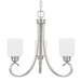 Capital Lighting C415331BN339 Brushed Nickel Mini Chandelier