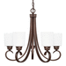 Capital Lighting C415351BZ339 Bronze Mini Chandelier