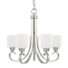 Capital Lighting C415351PN339 Polished Nickel Mini Chandelier