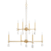 Capital Lighting C419781CG Capital Gold Mid Sized Chandelier