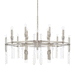 Capital Lighting C425302AS Antique Silver Large Foyer Chandelier