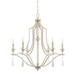 Capital Lighting C427861WW Winter White Mid Sized Chandelier