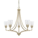 Capital Lighting C429051WG453 Winter Gold Mid Sized Chandelier