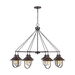 Capital Lighting C430881MI Mineral Brown Large Foyer Chandelier