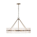 Capital Lighting C431161AD Aged Brass Linear Pendant